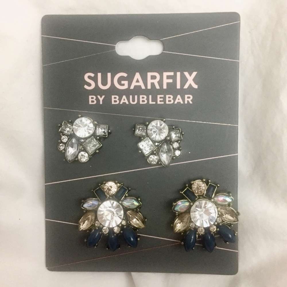 Two pairs of Sugarfixe Bauble Bar earrings